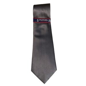Stafford Performance‎ Men's Tie Char Satin Stain Resistant Silk Necktie